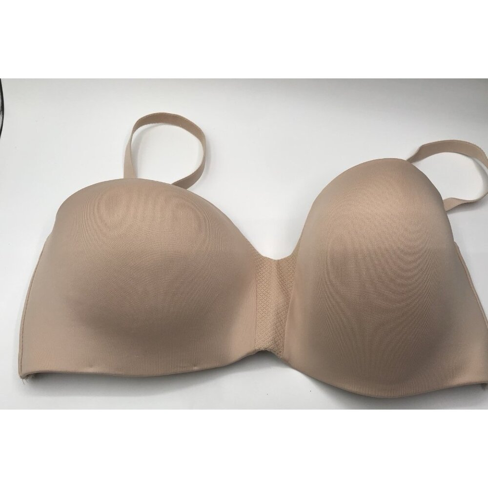 Maidenform Bra Womens Size 40D Wireless Padded Beige